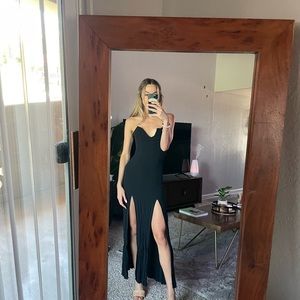 Roe + May Black Dress